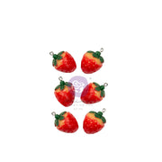 PRIMA - ENAMEL CHARMS - STRAWBERRY MILKSHAKE 6pc